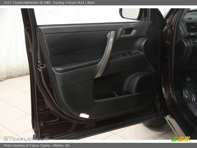 Sizzling Crimson Mica / Black 2013 Toyota Highlander SE 4WD