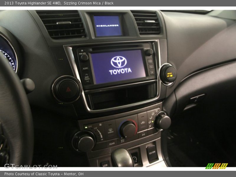 Sizzling Crimson Mica / Black 2013 Toyota Highlander SE 4WD