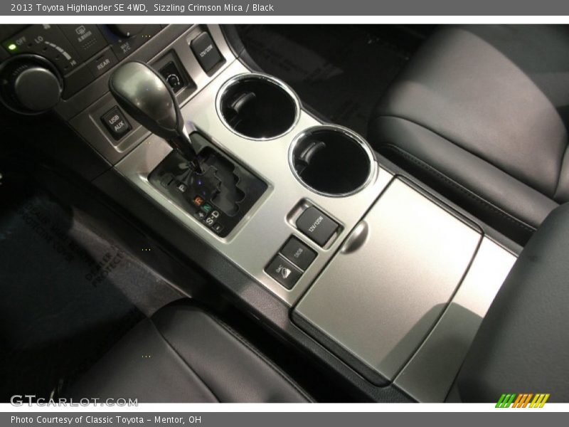 Sizzling Crimson Mica / Black 2013 Toyota Highlander SE 4WD