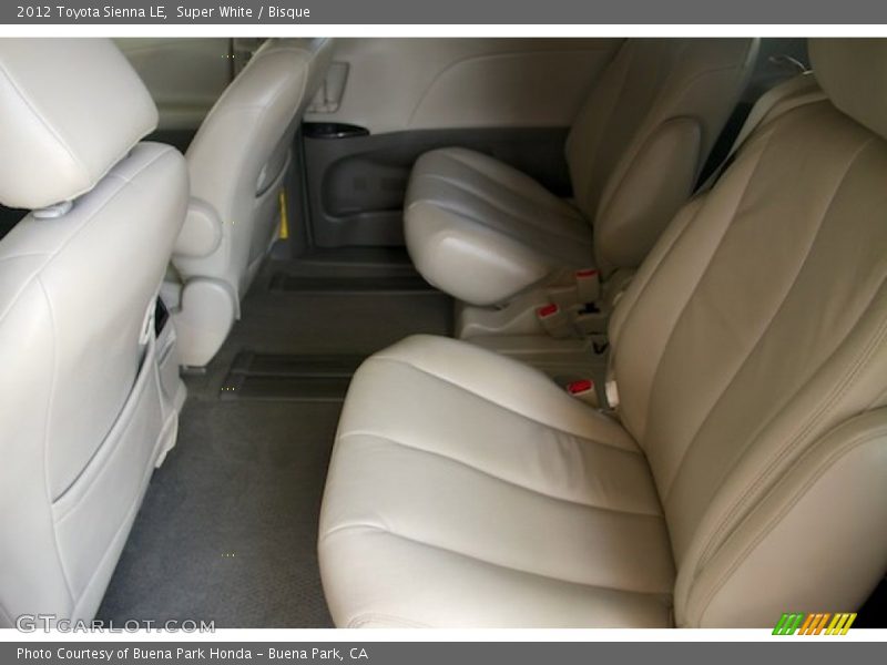 Super White / Bisque 2012 Toyota Sienna LE