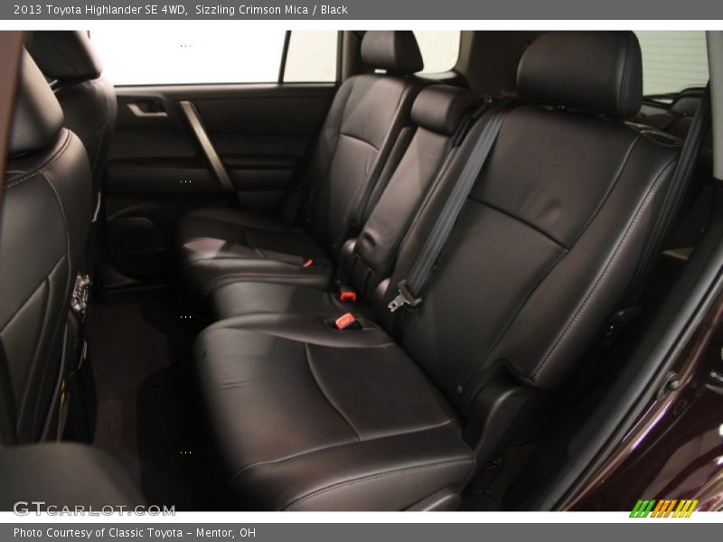 Sizzling Crimson Mica / Black 2013 Toyota Highlander SE 4WD