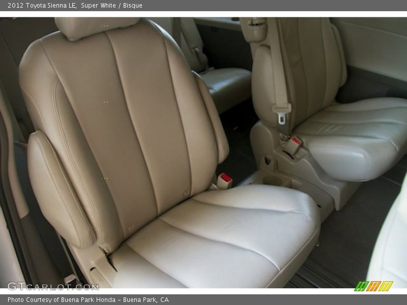 Super White / Bisque 2012 Toyota Sienna LE