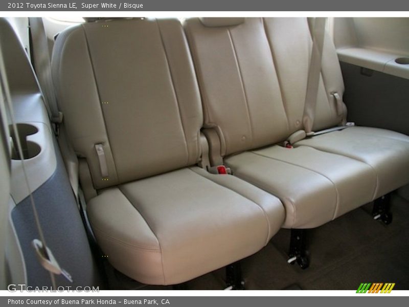 Super White / Bisque 2012 Toyota Sienna LE