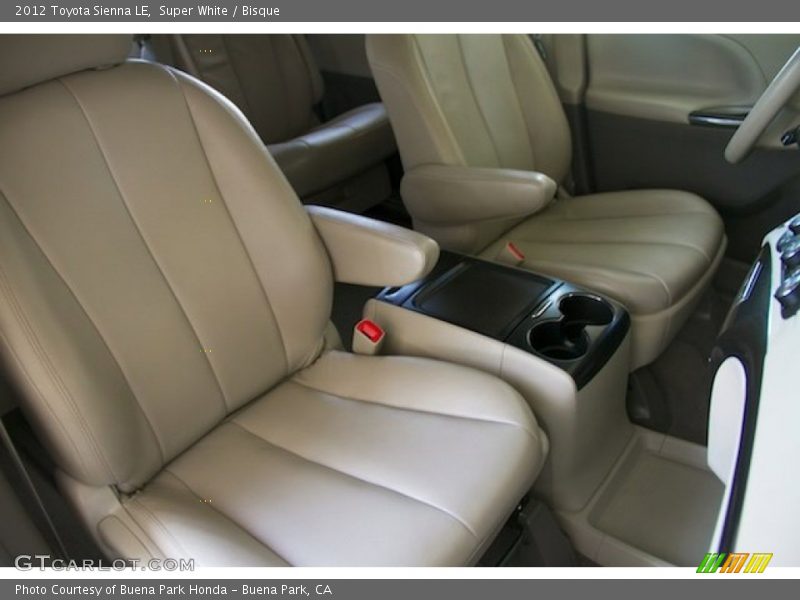 Super White / Bisque 2012 Toyota Sienna LE
