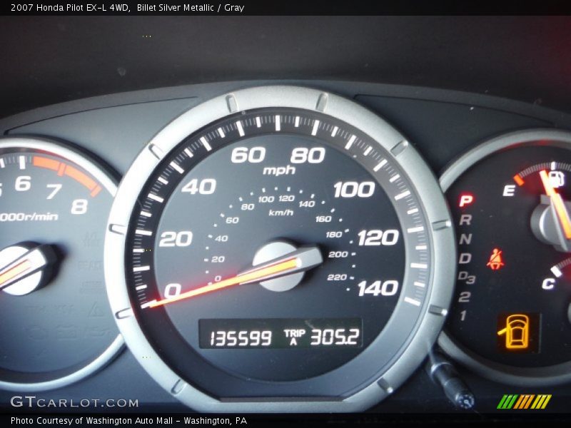 Billet Silver Metallic / Gray 2007 Honda Pilot EX-L 4WD