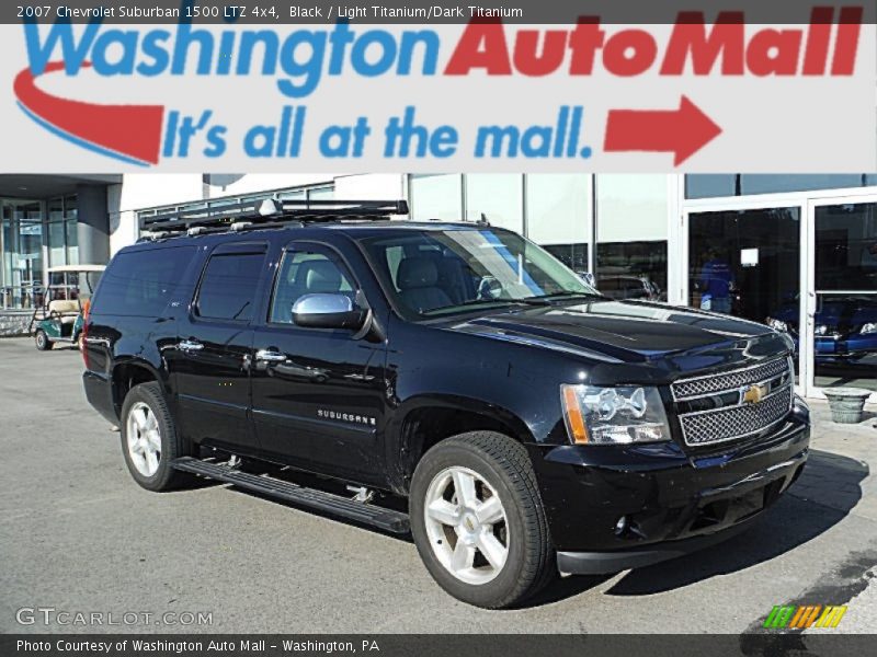 Black / Light Titanium/Dark Titanium 2007 Chevrolet Suburban 1500 LTZ 4x4