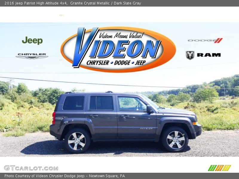 Granite Crystal Metallic / Dark Slate Gray 2016 Jeep Patriot High Altitude 4x4