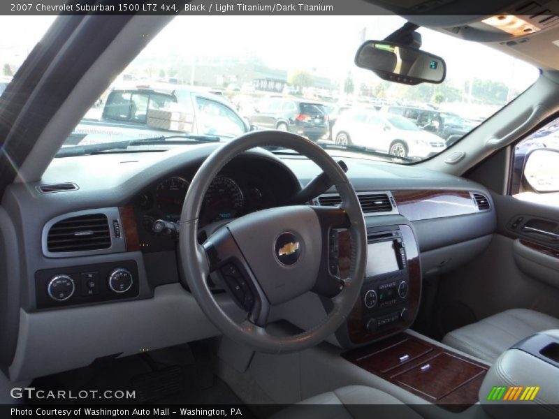 Black / Light Titanium/Dark Titanium 2007 Chevrolet Suburban 1500 LTZ 4x4