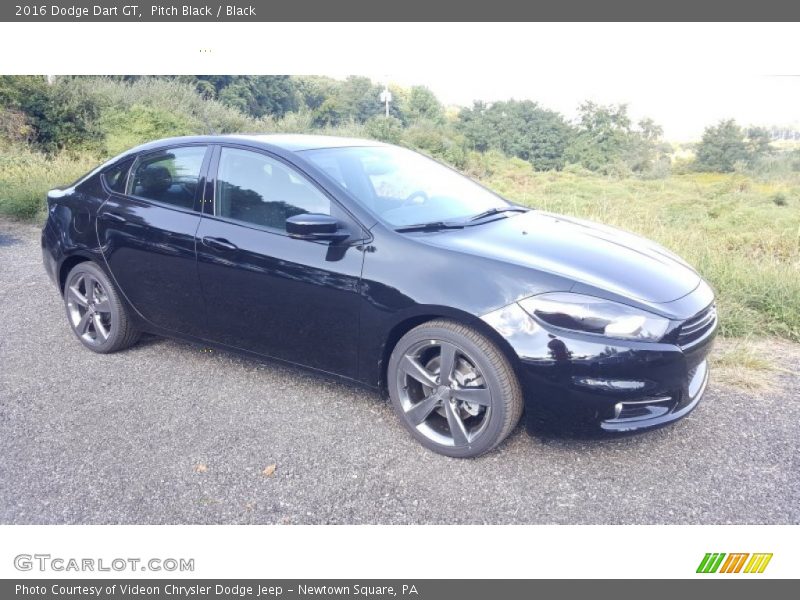 Pitch Black / Black 2016 Dodge Dart GT