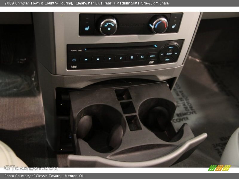 Clearwater Blue Pearl / Medium Slate Gray/Light Shale 2009 Chrysler Town & Country Touring