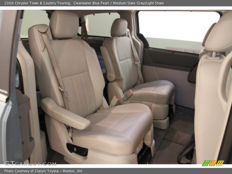 Clearwater Blue Pearl / Medium Slate Gray/Light Shale 2009 Chrysler Town & Country Touring