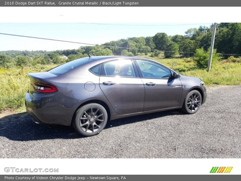 Granite Crystal Metallic / Black/Light Tungsten 2016 Dodge Dart SXT Rallye