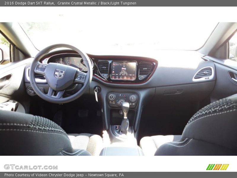 Granite Crystal Metallic / Black/Light Tungsten 2016 Dodge Dart SXT Rallye