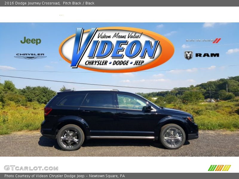 Pitch Black / Black 2016 Dodge Journey Crossroad