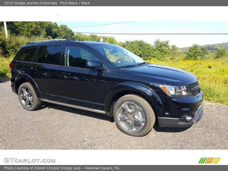 Pitch Black / Black 2016 Dodge Journey Crossroad