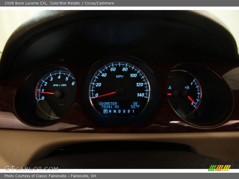 Gold Mist Metallic / Cocoa/Cashmere 2008 Buick Lucerne CXL