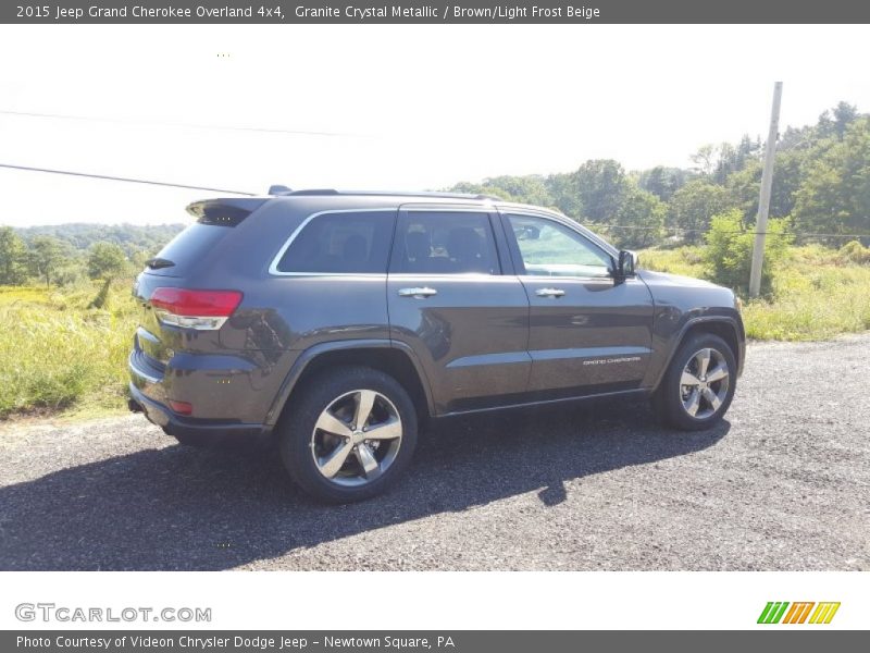 Granite Crystal Metallic / Brown/Light Frost Beige 2015 Jeep Grand Cherokee Overland 4x4