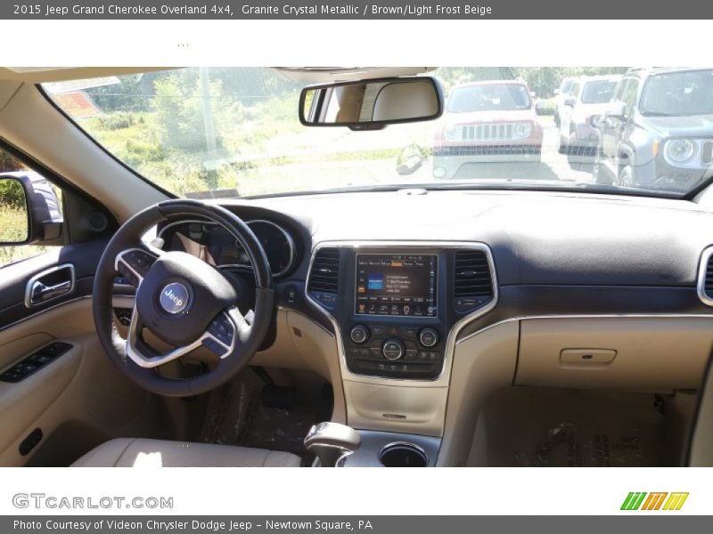 Granite Crystal Metallic / Brown/Light Frost Beige 2015 Jeep Grand Cherokee Overland 4x4