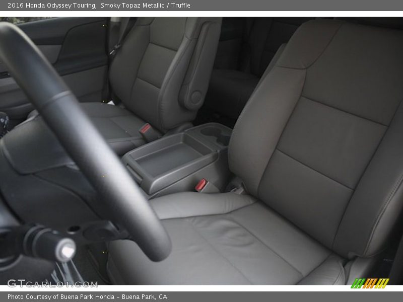 Smoky Topaz Metallic / Truffle 2016 Honda Odyssey Touring