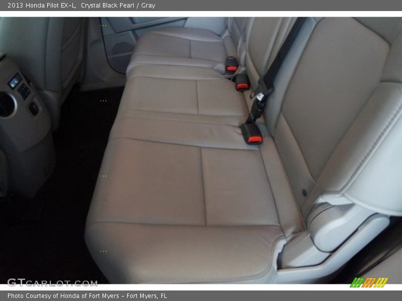 Crystal Black Pearl / Gray 2013 Honda Pilot EX-L