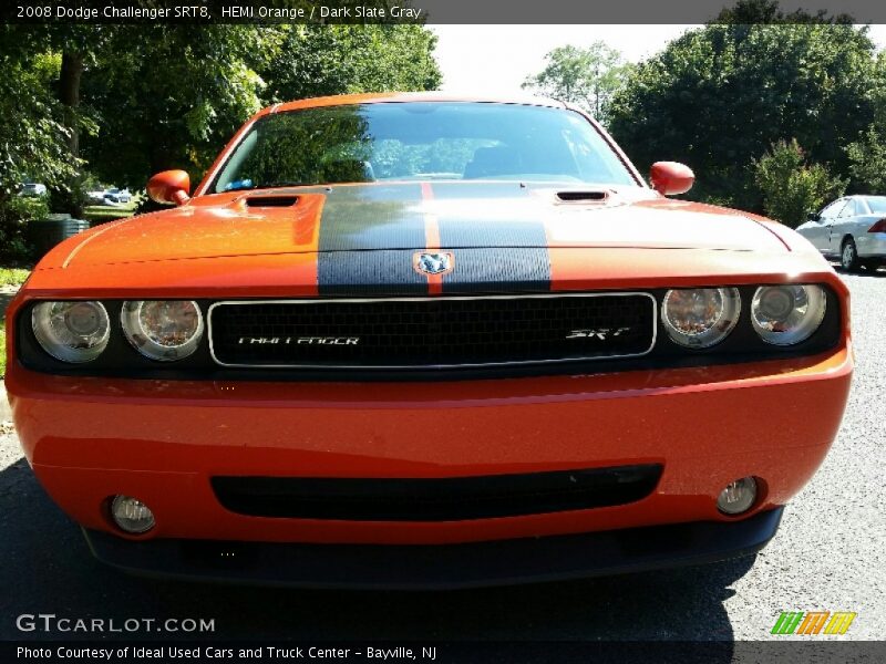 HEMI Orange / Dark Slate Gray 2008 Dodge Challenger SRT8