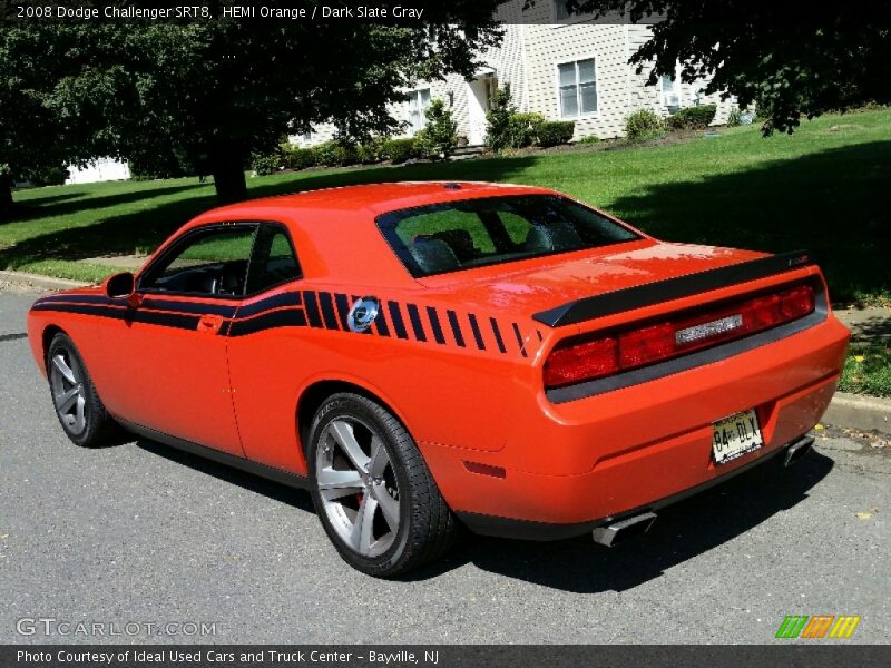 HEMI Orange / Dark Slate Gray 2008 Dodge Challenger SRT8