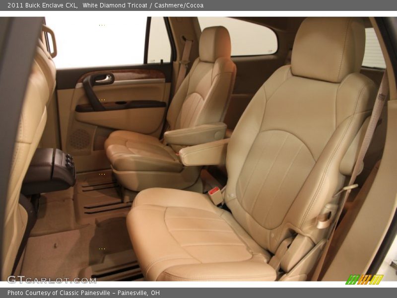 White Diamond Tricoat / Cashmere/Cocoa 2011 Buick Enclave CXL