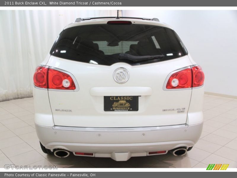 White Diamond Tricoat / Cashmere/Cocoa 2011 Buick Enclave CXL
