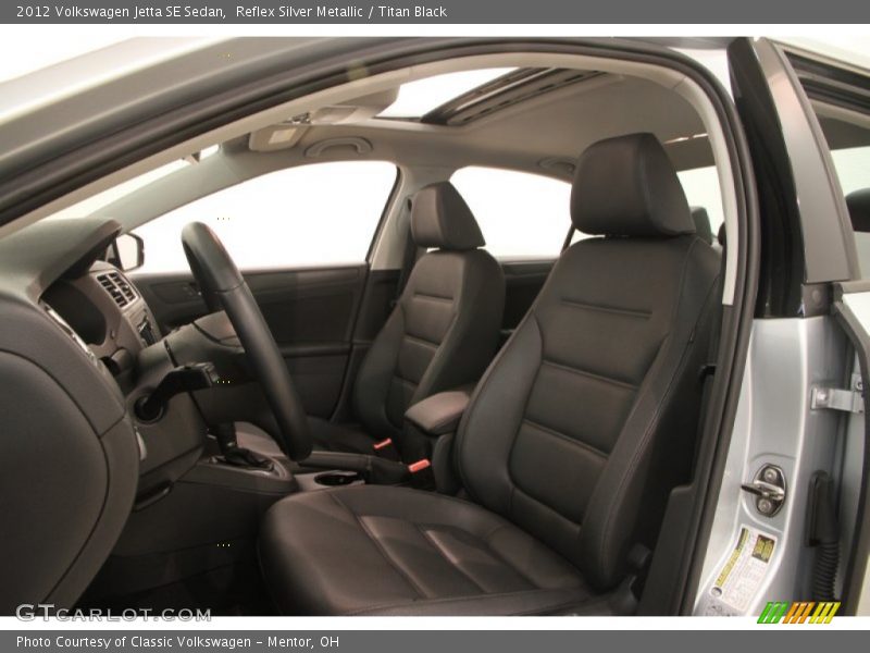 Front Seat of 2012 Jetta SE Sedan