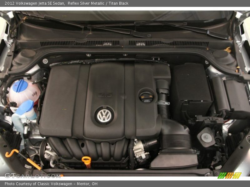  2012 Jetta SE Sedan Engine - 2.5 Liter DOHC 20-Valve 5 Cylinder