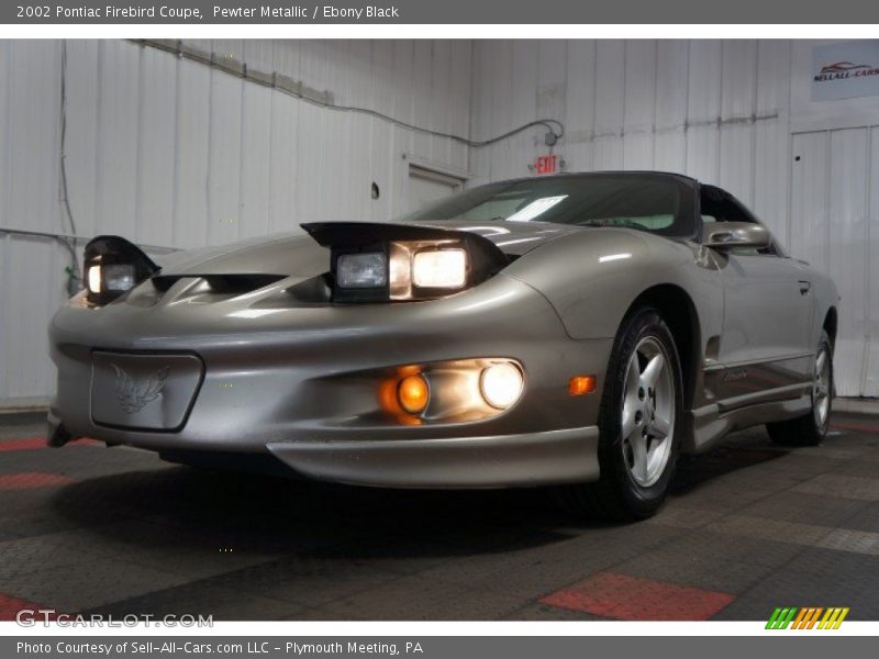 Pewter Metallic / Ebony Black 2002 Pontiac Firebird Coupe