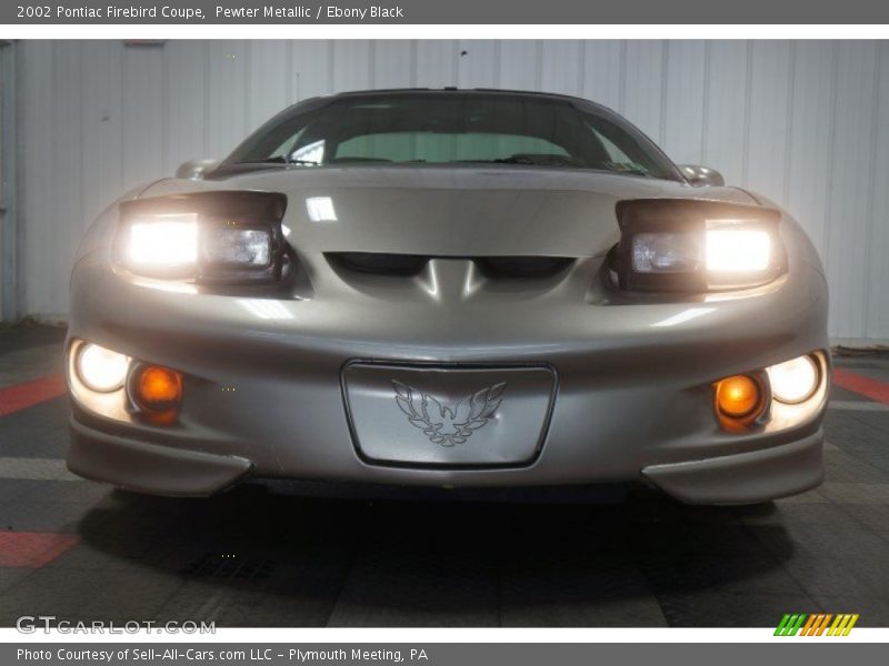 Pewter Metallic / Ebony Black 2002 Pontiac Firebird Coupe