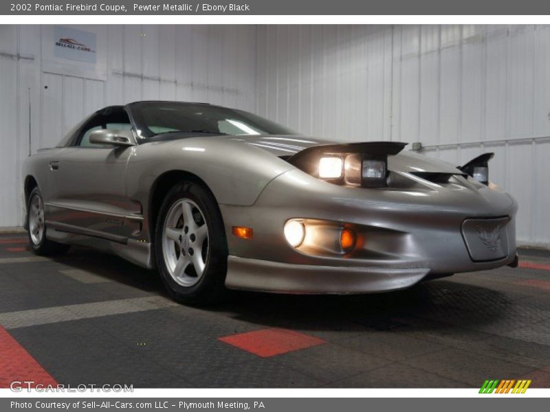 Pewter Metallic / Ebony Black 2002 Pontiac Firebird Coupe