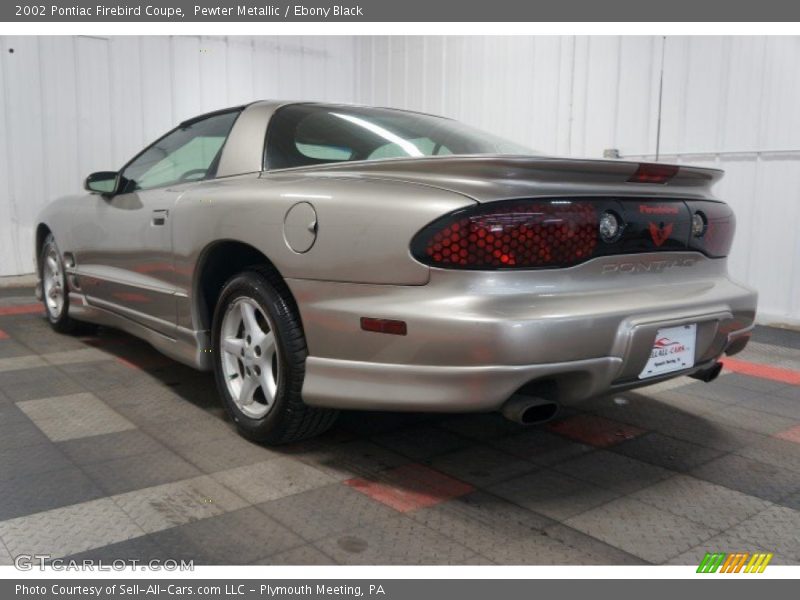 Pewter Metallic / Ebony Black 2002 Pontiac Firebird Coupe