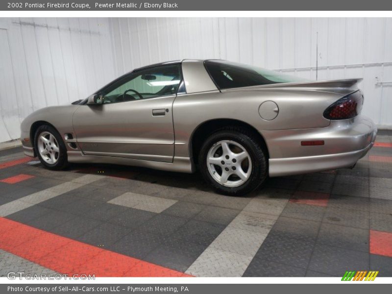 Pewter Metallic / Ebony Black 2002 Pontiac Firebird Coupe