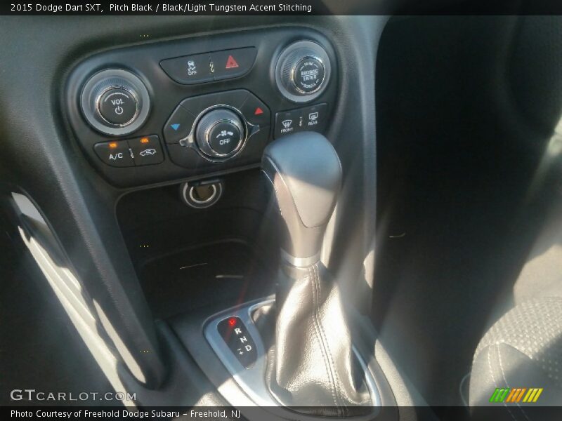 Pitch Black / Black/Light Tungsten Accent Stitching 2015 Dodge Dart SXT