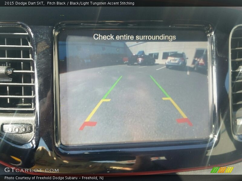 Pitch Black / Black/Light Tungsten Accent Stitching 2015 Dodge Dart SXT