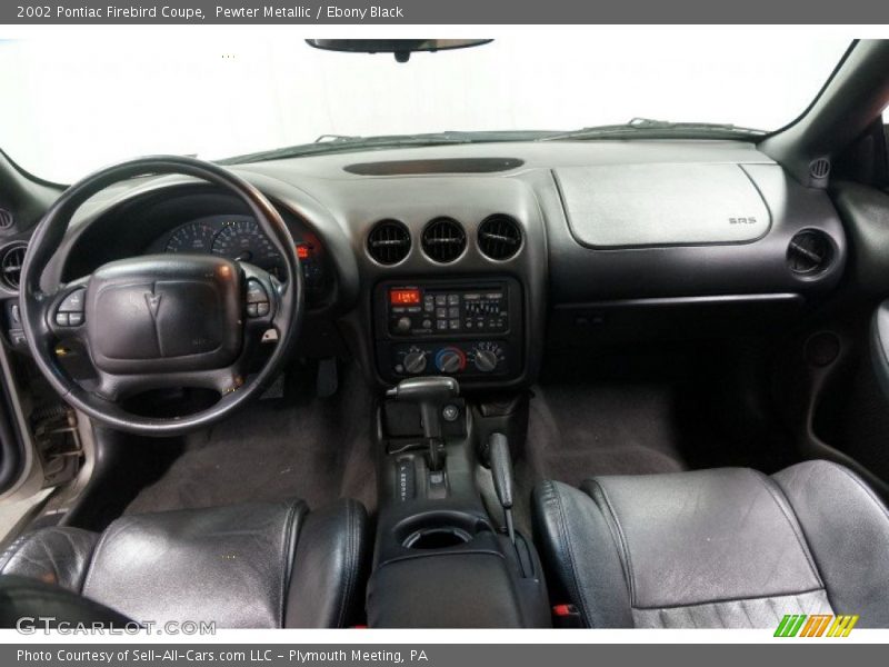 Pewter Metallic / Ebony Black 2002 Pontiac Firebird Coupe