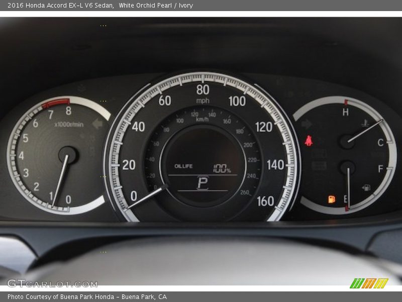  2016 Accord EX-L V6 Sedan EX-L V6 Sedan Gauges