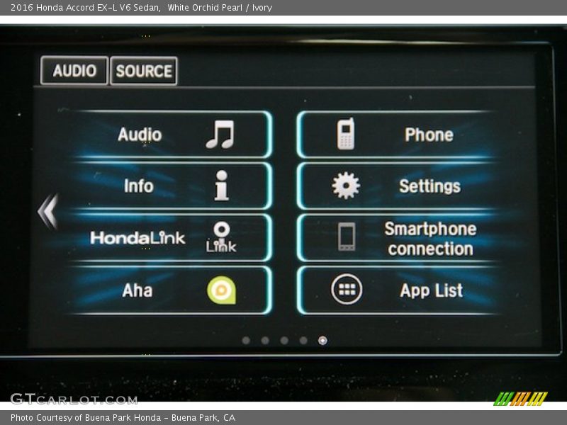 White Orchid Pearl / Ivory 2016 Honda Accord EX-L V6 Sedan