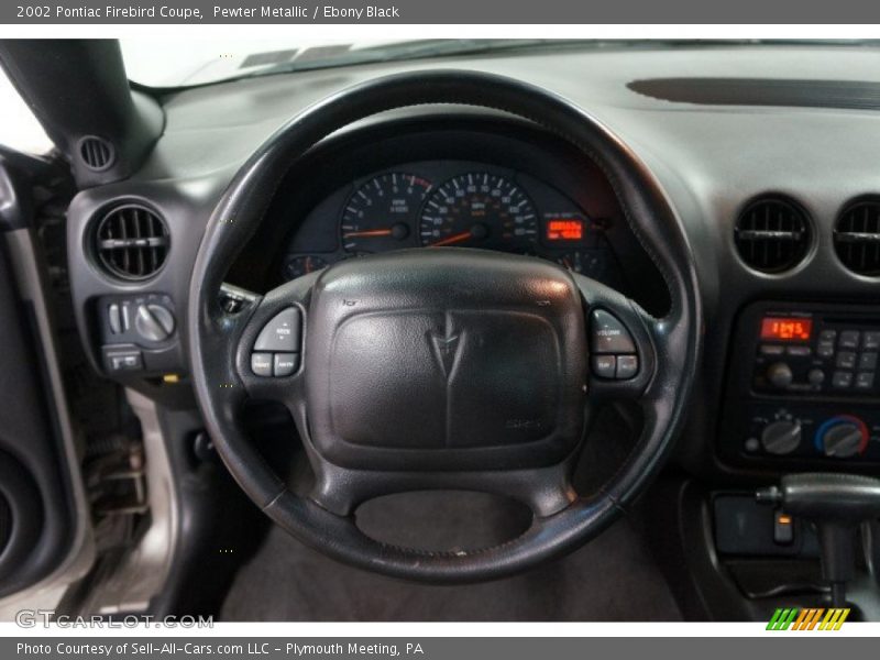 Pewter Metallic / Ebony Black 2002 Pontiac Firebird Coupe