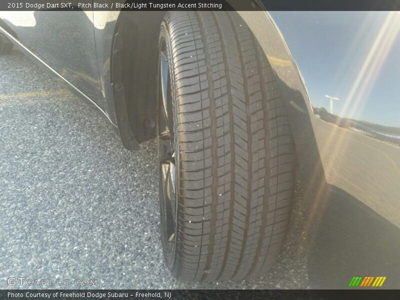 Pitch Black / Black/Light Tungsten Accent Stitching 2015 Dodge Dart SXT