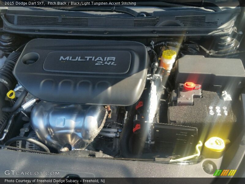 Pitch Black / Black/Light Tungsten Accent Stitching 2015 Dodge Dart SXT