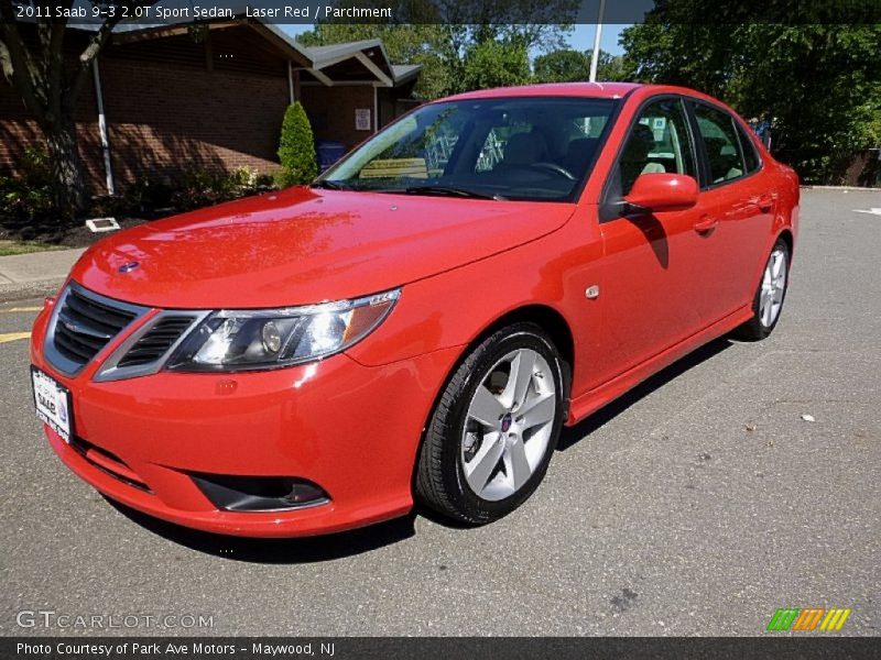 Laser Red / Parchment 2011 Saab 9-3 2.0T Sport Sedan