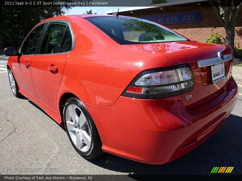 Laser Red / Parchment 2011 Saab 9-3 2.0T Sport Sedan