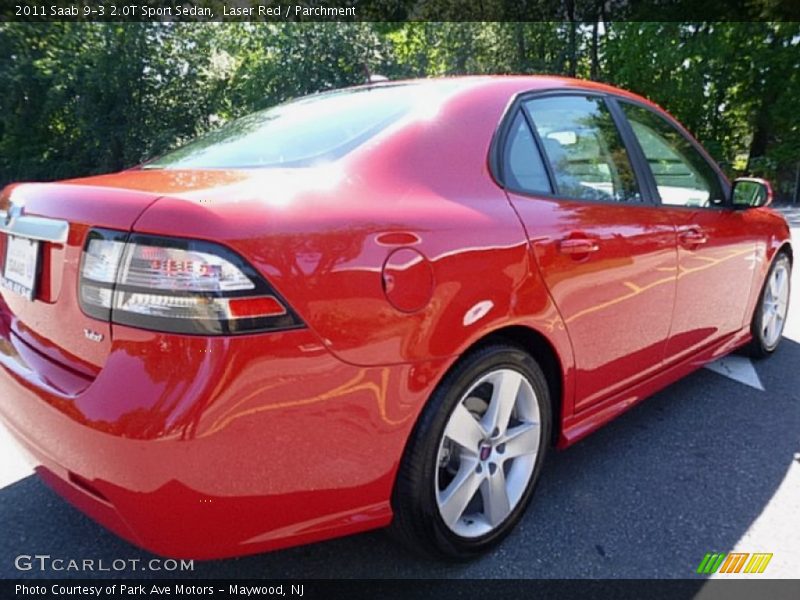 Laser Red / Parchment 2011 Saab 9-3 2.0T Sport Sedan