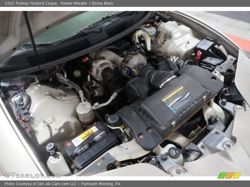 Pewter Metallic / Ebony Black 2002 Pontiac Firebird Coupe