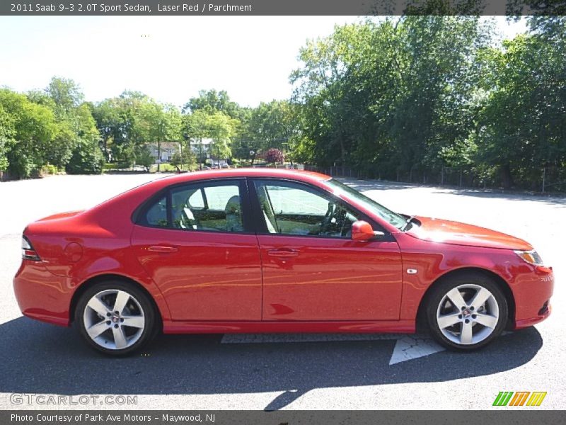 Laser Red / Parchment 2011 Saab 9-3 2.0T Sport Sedan