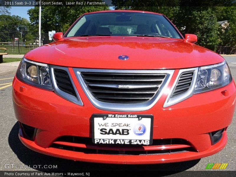 Laser Red / Parchment 2011 Saab 9-3 2.0T Sport Sedan