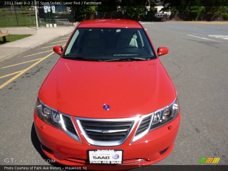 Laser Red / Parchment 2011 Saab 9-3 2.0T Sport Sedan